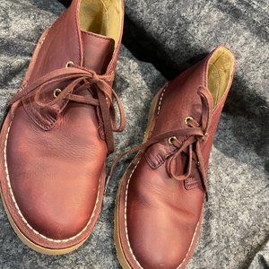 LL Bean Brown Leather Women's Chukkas Size 8.5 M Like New